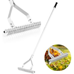Costway - 178 cm Garden Thatch Rake 50 cm Wide Aluminum Lawn Loosening Soil Rake Costway - 178 cm Garden Thatch Rake 50 cm Wide Aluminum Lawn Loosening Soil Rake