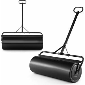COSTWAY 63L Metal Garden Lawn Roller Water Sand Filled Drum Grass Roller Tow Behind COSTWAY 63L Metal Garden Lawn Roller Water Sand Filled Drum Grass Roller Tow Behind