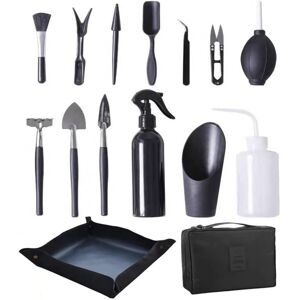 ALWAYSH 15PCS Portable Plant Terrarium Kit Reusable Bonsai Care Kit Mini Rustproof Gardening Tools Easy to Clean for diy Garden Lover Planting Flowers Bonsai ALWAYSH 15PCS Portable Plant Terrarium Kit Reusable Bonsai Care Kit Mini Rustproof Gardening Tools Easy to Clean for diy Garden Lover Planting Flowers Bonsai