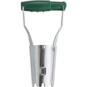 MCBOSON Automatic bulb planter, vegetable and flower seedling transplanter, agricultural seedling planting tool, plastic handle, dark green MCBOSON Automatic bulb planter, vegetable and flower seedling transplanter, agricultural seedling planting tool, plastic handle, dark green
