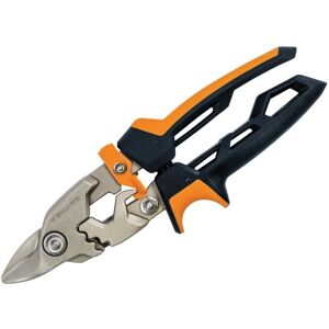 Fiskars PowerGear Bulldog Aviation Snips 10-inch (250mm) Heavy-Duty Cutting Tool for Sheet Metal and Fabrication Fiskars PowerGear Bulldog Aviation Snips 10-inch (250mm) Heavy-Duty Cutting Tool for Sheet Metal and Fabrication