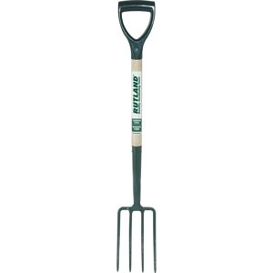 Border Fork Carbon Steel, Wooden Shaft - Rutland Border Fork Carbon Steel, Wooden Shaft - Rutland