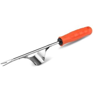 Csparkv - 1 Piece Stainless Steel Manual Weeder, Garden Weeder with Handle, Weed Removal Tool for Garden, Lawn, Yard for Digging, Weeding Csparkv - 1 Piece Stainless Steel Manual Weeder, Garden Weeder with Handle, Weed Removal Tool for Garden, Lawn, Yard for Digging, Weeding
