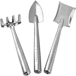 Csparkv - 3Pcs Mini Stainless Steel Succulent Plant Tools Set - Small Shovel and Rake - Lightweight Gardening Kit - Transplanting Trowel - Hand Rake Csparkv - 3Pcs Mini Stainless Steel Succulent Plant Tools Set - Small Shovel and Rake - Lightweight Gardening Kit - Transplanting Trowel - Hand Rake