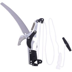 Csparkv - Black - Telescopic saw branch cutter with cable traction tree saw gardening Csparkv - Black - Telescopic saw branch cutter with cable traction tree saw gardening