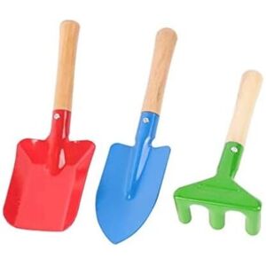Csparkv - Kids Garden Tools Set Mini with Shovel, Spade, Rake - Colorful Garden Kit - Garden Tool for Kids and Adults (3Pcs) Csparkv - Kids Garden Tools Set Mini with Shovel, Spade, Rake - Colorful Garden Kit - Garden Tool for Kids and Adults (3Pcs)