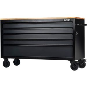 Draper 28343 BUNKER 5 Drawer Workbench Roller Tool Cabinet, 61"", Grey Draper 28343 BUNKER 5 Drawer Workbench Roller Tool Cabinet, 61"", Grey