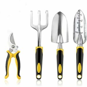 Gotrays - Garden Tools, Gardening Kit Gardening Tool Set for Pruning, Transplanting 4 Pieces Gotrays - Garden Tools, Gardening Kit Gardening Tool Set for Pruning, Transplanting 4 Pieces
