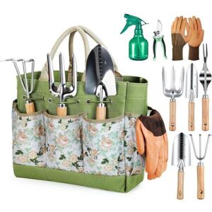 Gardening Tools, 9-Piece Stainless Steel Gardening Set with XL Storage Bag, Watering Can, Gloves, Gardening Kit Gifts (Product SKU: 94968814 Offer Gardening Tools, 9-Piece Stainless Steel Gardening Set with XL Storage Bag, Watering Can, Gloves, Gardening Kit Gifts (Product SKU: 94968814 Offer