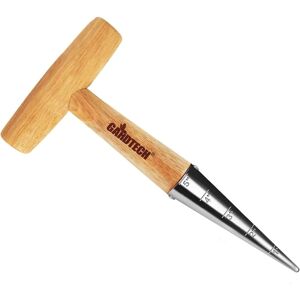 Gardtech - Stainless Steel Dibber Hand Tools Traditional Garden Hand Dibber with Light Weight Wooden Handle Gardtech - Stainless Steel Dibber Hand Tools Traditional Garden Hand Dibber with Light Weight Wooden Handle