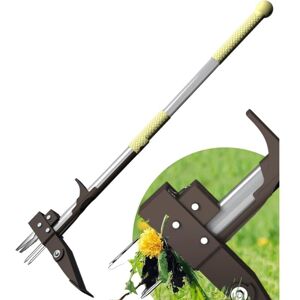 GARDTECH Weed Puller with Stainless Steel 4-Claw & Foot Pedal Telescopic Dandelions Root Remover, Stand-up Manual Weed Tool for Garden Lawn(39 inch/100cm) GARDTECH Weed Puller with Stainless Steel 4-Claw & Foot Pedal Telescopic Dandelions Root Remover, Stand-up Manual Weed Tool for Garden Lawn(39 inch/100cm)