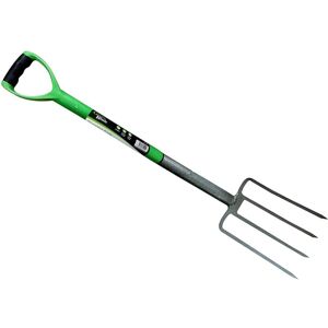 GARDEN MILE Heavy Duty Garden Fork, Carbon Steel Digging Fork - Gardening Hand Tool, Garden Fork with Plastic Coated Handle for Digging Over and Breaking Soil GARDEN MILE Heavy Duty Garden Fork, Carbon Steel Digging Fork - Gardening Hand Tool, Garden Fork with Plastic Coated Handle for Digging Over and Breaking Soil