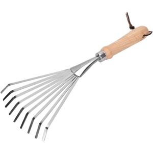 SJQKA Hand rake for tilling the soil, small leaf rake for gardening, garden cleaning, gardening tools SJQKA Hand rake for tilling the soil, small leaf rake for gardening, garden cleaning, gardening tools