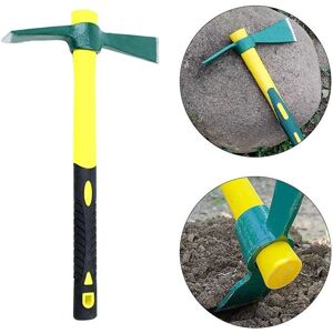 CSPARKV Hoes Mini Pickaxe Gardening Tools Weeding Mini Steel Pickaxes Fiberglass Handle Tree Pickaxes Gardening Farming Tools CSPARKV Hoes Mini Pickaxe Gardening Tools Weeding Mini Steel Pickaxes Fiberglass Handle Tree Pickaxes Gardening Farming Tools