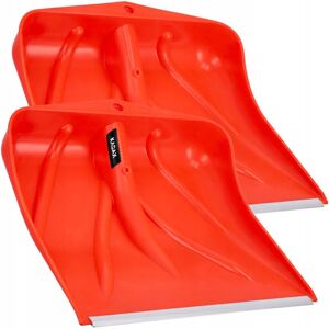 KADAX Orange Snow Shovel, Snow Shovel without Handle, Snow Pusher, Snow Clearer with Aluminum KADAX Orange Snow Shovel, Snow Shovel without Handle, Snow Pusher, Snow Clearer with Aluminum