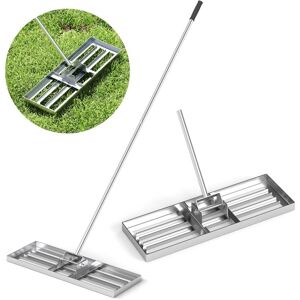 COSTWAY Lawn Leveling Rake 75 cm x 25 cm Heavy Duty Level Lawn Tool-Silver COSTWAY Lawn Leveling Rake 75 cm x 25 cm Heavy Duty Level Lawn Tool-Silver