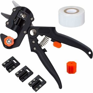 Lune - Professional Fruit Tree Grafting Pliers, Pruning Shears Gardening Scissors for Plant Grafting with 1 Roll Tape and 3 v/u/ω Shape Cutting Blades Lune - Professional Fruit Tree Grafting Pliers, Pruning Shears Gardening Scissors for Plant Grafting with 1 Roll Tape and 3 v/u/ω Shape Cutting Blades
