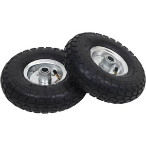 Sack Truck Wheels 2 pcs Rubber 4.10/3.50-4 (260x83) Vidaxl Sack Truck Wheels 2 pcs Rubber 4.10/3.50-4 (260x83) Vidaxl