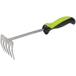 Sealey - GTSG010 Hand Rake with Soft Grip Handle & Stainless Steel Tines 310mm Sealey - GTSG010 Hand Rake with Soft Grip Handle & Stainless Steel Tines 310mm