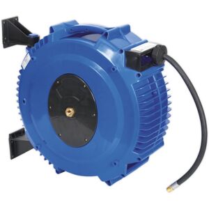 Sealey SA88 20m Retractable Rubber Air Hose Reel 10mm ID Sealey SA88 20m Retractable Rubber Air Hose Reel 10mm ID