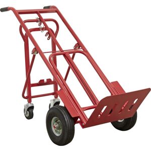 Sealey - Sack Truck 3 in 1 with Pneumatic Tyres 250kg Capacity Sealey - Sack Truck 3 in 1 with Pneumatic Tyres 250kg Capacity