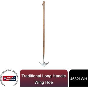 Spear & Jackson 4582LWH Traditional Long Handle Wing Hoe Garden Weeding Tool Spear & Jackson 4582LWH Traditional Long Handle Wing Hoe Garden Weeding Tool