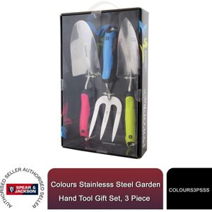 Spear & Jackson COLOURS3PSSS Colours 3pc Stainless Steel Garden Hand Tool Gift Set Spear & Jackson COLOURS3PSSS Colours 3pc Stainless Steel Garden Hand Tool Gift Set