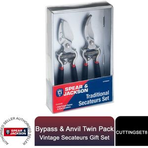Spear & Jackson Vintage Bypass & Anvil Secateur Set Spear & Jackson Vintage Bypass & Anvil Secateur Set