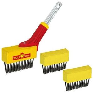 Wolf Garten Patio Weeding Weed Moss Brush FBM Garden Multi Change 2 Extra Heads Wolf Garten Patio Weeding Weed Moss Brush FBM Garden Multi Change 2 Extra Heads