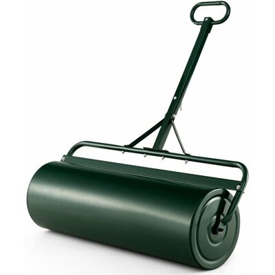 COSTWAY 113L Metal Garden Lawn Roller Water Sand Filled Drum Grass Roller Tow Behind COSTWAY 113L Metal Garden Lawn Roller Water Sand Filled Drum Grass Roller Tow Behind