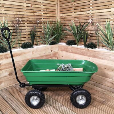 Samuel Alexander 75L 200Kg Garden Dump Cart - Garden Dump Cart Samuel Alexander 75L 200Kg Garden Dump Cart - Garden Dump Cart