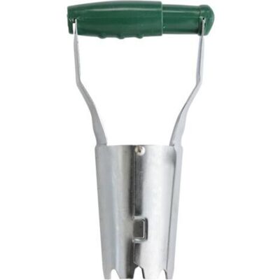 MCBOSON Automatic bulb planter, vegetable and flower seedling transplanter, agricultural seedling planting tool, plastic handle, dark green MCBOSON Automatic bulb planter, vegetable and flower seedling transplanter, agricultural seedling planting tool, plastic handle, dark green