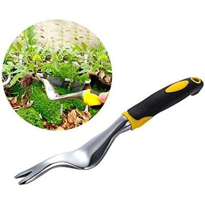 Csparkv - 29x2.5cm Manual Weeder for Manual Weeding for Terrace Weed Extraction - for Outdoor Garden Planting Flowers - to Remove Weeds Csparkv - 29x2.5cm Manual Weeder for Manual Weeding for Terrace Weed Extraction - for Outdoor Garden Planting Flowers - to Remove Weeds