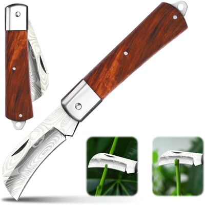 Csparkv - Folding Grafting Knife, Garden Pruning Knife, Horticultural Knife, Mushroom Knife, Garden Knife, Foldable Pruning Grafting Knife, Stainless Csparkv - Folding Grafting Knife, Garden Pruning Knife, Horticultural Knife, Mushroom Knife, Garden Knife, Foldable Pruning Grafting Knife, Stainless