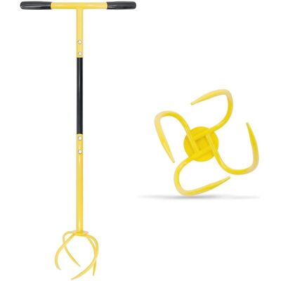 SJQKA - Cultivator - 4-Tine - Steel - Adjustable Handle SJQKA - Cultivator - 4-Tine - Steel - Adjustable Handle