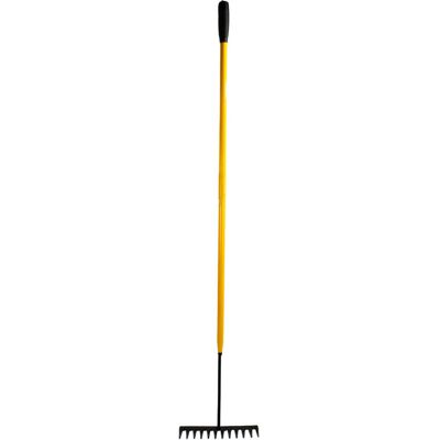 JCB Heavy-Duty Garden Rake - 12 Tines, 150cm JCB Heavy-Duty Garden Rake - 12 Tines, 150cm