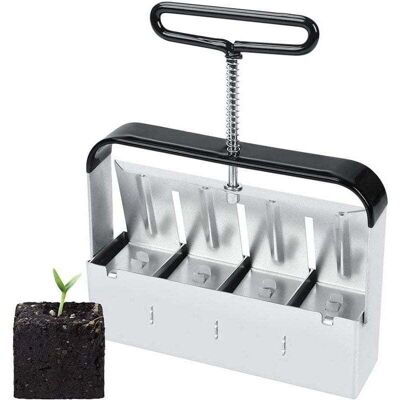 YMYNY Manual Soil Pressing Tool - Root Ball Press Garden Tool - 5 cm - with Non-Slip Handle, Seedling Root Ball Press, Easy to Use for Planting, YMYNY Manual Soil Pressing Tool - Root Ball Press Garden Tool - 5 cm - with Non-Slip Handle, Seedling Root Ball Press, Easy to Use for Planting,