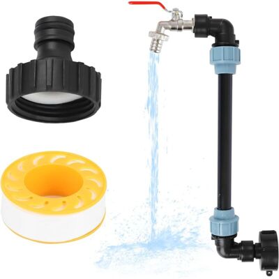 OEM 3/4" Ibc Gooseneck Tap, Watertight And Leak-proof, Easy To Install And Remove For Ibc Tanks, 1000l Rainwater Buckets, Agricultural Rainwater Tanks, Garden Use - Red OEM 3/4" Ibc Gooseneck Tap, Watertight And Leak-proof, Easy To Install And Remove For Ibc Tanks, 1000l Rainwater Buckets, Agricultural Rainwater Tanks, Garden Use - Red