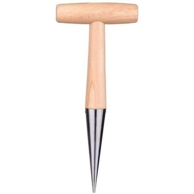 OUTHWAITE Garden Dibber - Stainless Steel - Ergonomic Handle - 28x11.5x3 Cm - Planting Tool OUTHWAITE Garden Dibber - Stainless Steel - Ergonomic Handle - 28x11.5x3 Cm - Planting Tool