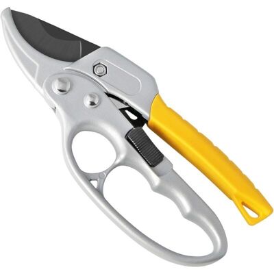 ODIPIE Ratchet Pruning Shears, Gardening Scissors, Professional Garden Pruners with Rubber Handle, for Cutting Stems and Branches, Suitable for Gardeners, ODIPIE Ratchet Pruning Shears, Gardening Scissors, Professional Garden Pruners with Rubber Handle, for Cutting Stems and Branches, Suitable for Gardeners,