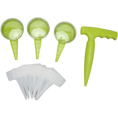 GROOFOO Seed Dispenser Adjustable 5 Dial Settings Handheld Seed Planter Tool Set for Garden Fluorescent Green GROOFOO Seed Dispenser Adjustable 5 Dial Settings Handheld Seed Planter Tool Set for Garden Fluorescent Green