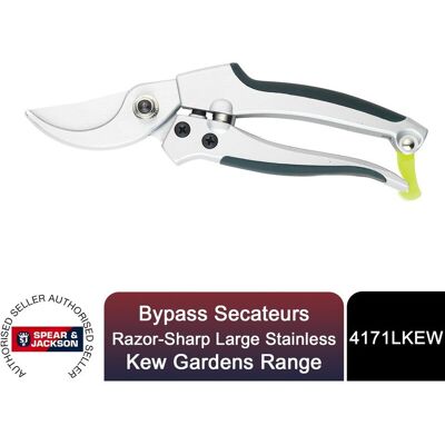 Spear & Jackson 4171LKEW Large Bypass Secateur - Garden Tool Spear & Jackson 4171LKEW Large Bypass Secateur - Garden Tool