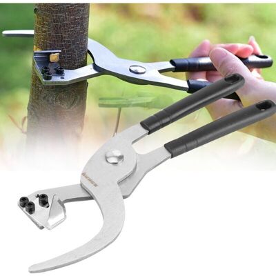Stainless steel gardening tool kit for cutting tree branches, bark, scissors and pruning shears, Stainless steel gardening tool kit for cutting tree branches, bark, scissors and pruning shears,