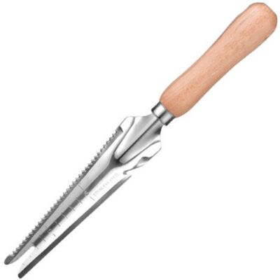 MCBOSON Stainless Steel Manual Garden Weeder Weeding Shovel with Measurement Gardening Trowel MCBOSON Stainless Steel Manual Garden Weeder Weeding Shovel with Measurement Gardening Trowel