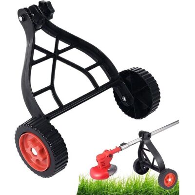 TEHTUY Support Wheels for Grass Trimmers, Walk-Behind Brushcutters, Adjustable Support Wheels Accessories for Grass Trimmers, String Trimmers TEHTUY Support Wheels for Grass Trimmers, Walk-Behind Brushcutters, Adjustable Support Wheels Accessories for Grass Trimmers, String Trimmers