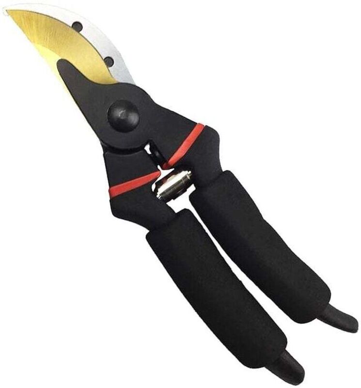Ymyny - Premium Quality Forged Titanium Coated Scissors, Rose Bypass Shears. mumu Bonsai Tools