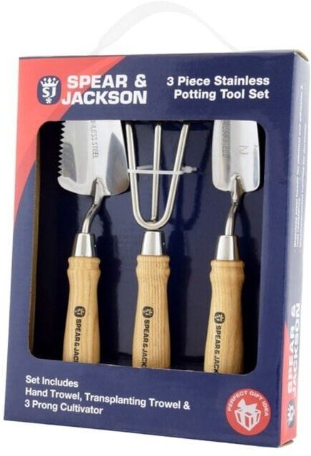 Spear & Jackson Spear&jackson - Spear and Jackson 3 Piece Stainless Steel Mini Potting Tool Set POTTING3PS