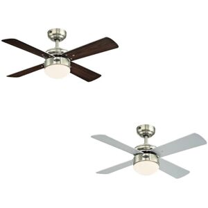 Westinghouse - Ceiling fan Colosseum Nickel with led and remote