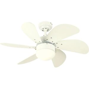 Westinghouse - Ceiling Fan Turbo Swirl White 76cm / 30 with Light