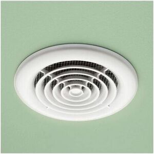 HIB - Cyclone Non-Illuminated Wet Room Inline Fan - White - 33300 - White